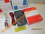 Мультиметр тестер амперметр вольтметр омметр зі звуковою прозвонкой DT-832, фото 3