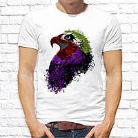 Жіноча футболка з принтом Орел 3 M, Білий Push IT