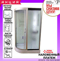 Гідромасажний бокс на дрібному піддоні 130*85 см AquaStream Comfort 138 LW R