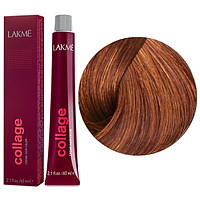 Краска для волос LAKME Collage Creme Hair Color 60 мл 7/44 Средний блондин медный яркий