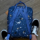 Рюкзак Fjallraven Kanken (Ф'ялравен Канкен) classic, синій кольоровий, фото 3
