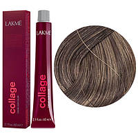 Краска для волос LAKME Collage Creme Hair Color 60 мл 6/61 Темный блондин интенсивный коричнево-пепельный