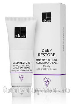 Денний крем для жирної та проблемної шкіри, Restore Day Cream For The Oily And Problematic Skin Dr. Kadir 75 мл