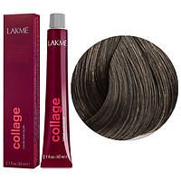 Краска для волос LAKME Collage Creme Hair Color 60 мл 6/17 Темный блондин пепельный