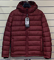 Мужская зимняя бордовая куртка TIGER FORCE ,XXXL/56, TJBW-70557D-39 цвет wine red