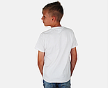 Дитяча футболка біла базова бавовняна Valueweight kids Fruit of the Loom, фото 3