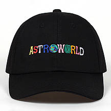 Кепка Бейсболка Чоловіча Жіноча City-A Astroworld Travis Scott Чорна, фото 5