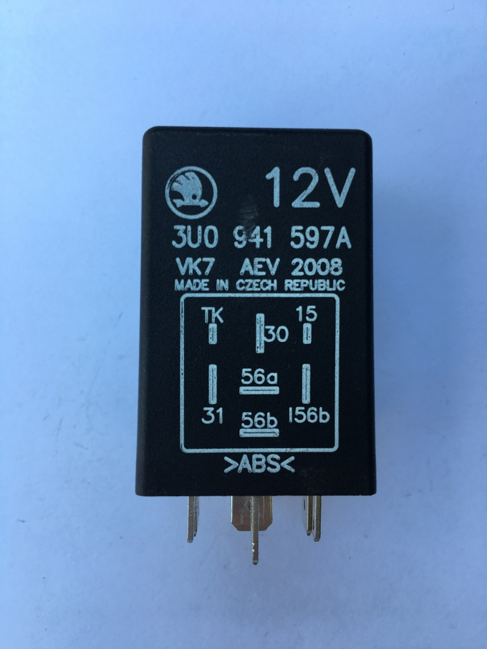 Автомобільне реле 3U0941597A VK7AEV2008 ABS VW AUDI SKODA SEAT 456, фото 1