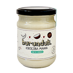 Кокосова манна паста (олія) Burunduk 250 грам, Україна