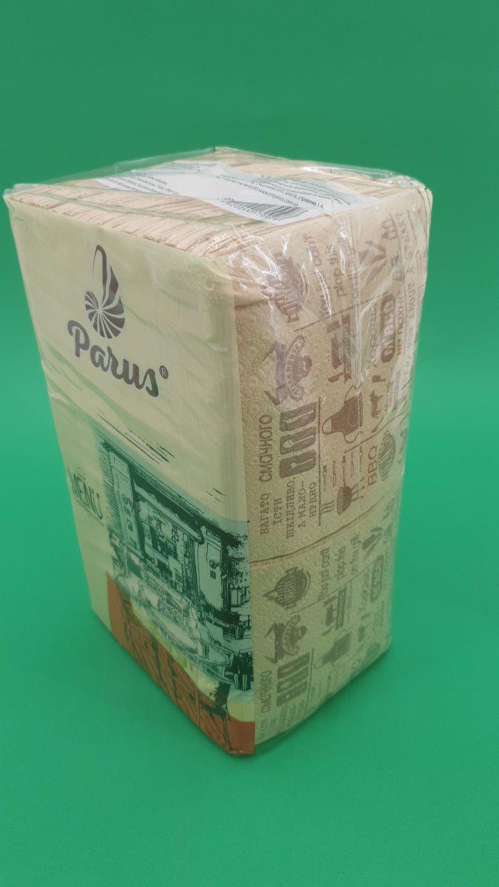 Серветка 350 шт Крафт з малюнком М'ясо (1 пач.), фото 1