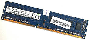 Оперативна пам'ять Hynix DDR3 2Gb 1600MHz PC3-12800U 1R8 CL11 (HMT325U6CFR8C-PB N0 AA) Б/В