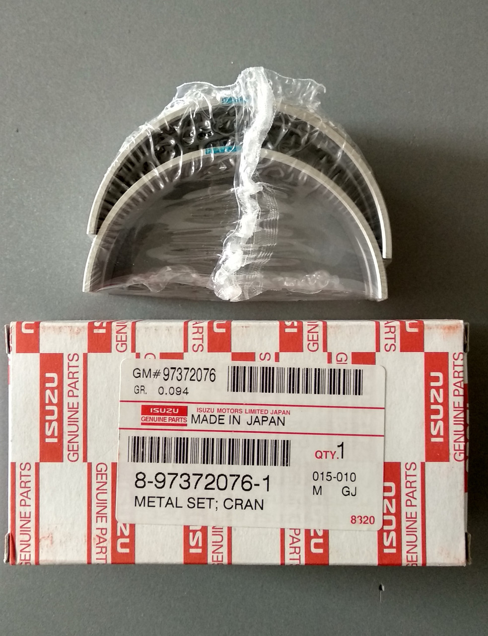 Вкладка колінвала Isuzu 4HK1 6HK1 6HE1 6HH1 4HG1 4HE1 4HF1 4HV18973720761, фото 1