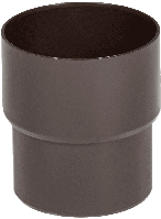 З'єднувач труби Fitt 80 мм, колір коричневий