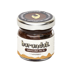 Шоколадна арахісова паста (олія) Burunduk 40 грам Україна