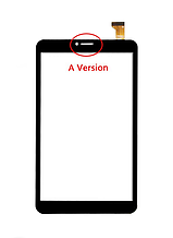 Тачскрін, сенсор DP080133-F1 Тип А Black 30 pin