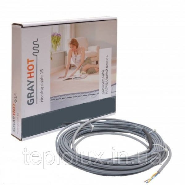 Нагрівальний кабель GrayHot (886Вт/59м) 4,4-7,4 м2