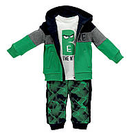 Спортивний костюм для хлопчика Brums 193BDEP002-658 зелений 86