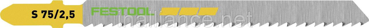 Пиляльне полотно для лобзика WOOD Fine Cut S 75/2.5/5 Festool 204256