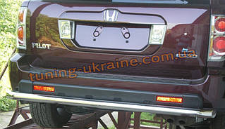 Захист заднього бампера труба пряма D60 на Honda Pilot 2008