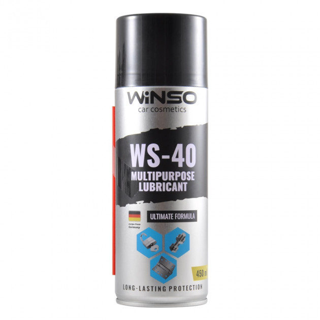 Мастило багатофункціональне Winso Miltipurpose lubricant 450ml WS-40 аерозоль автомобільний універс
