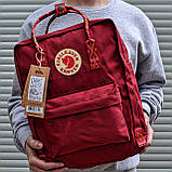 Рюкзак Fjallraven Kanken (Ф'ялравен Канкен) classic, пофарбований із кольоровими ручками, фото 6