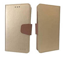 Універсальний чохол-книжка Mobileare з кишенькою для візиток (документів) для смартфонів 5.0"-5.5" Золотий