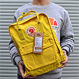 Рюкзак Fjallraven Kanken (Ф'ялравен Канкен) classic, жовтий, фото 3
