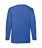 Чоловіча футболка з довгим рукавом синя 038-51, фото 2