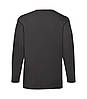 Чоловіча футболка з довгим рукавом чорна 038-36, фото 2