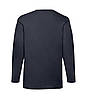 Чоловіча футболка з довгим рукавом темно-синя 038-AZ, фото 2