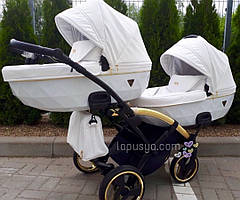 Дитяча коляска для двійнят Junama Diamond Individual Duo 04