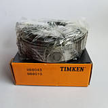 Підшипник дюймовий M 88043/10 TIMKEN (30.16*68.3*22.2) конічний, фото 7