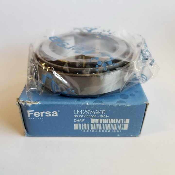 Підшипник дюймовий LM 29749/10 FERSA (38.1*65*18) конічний