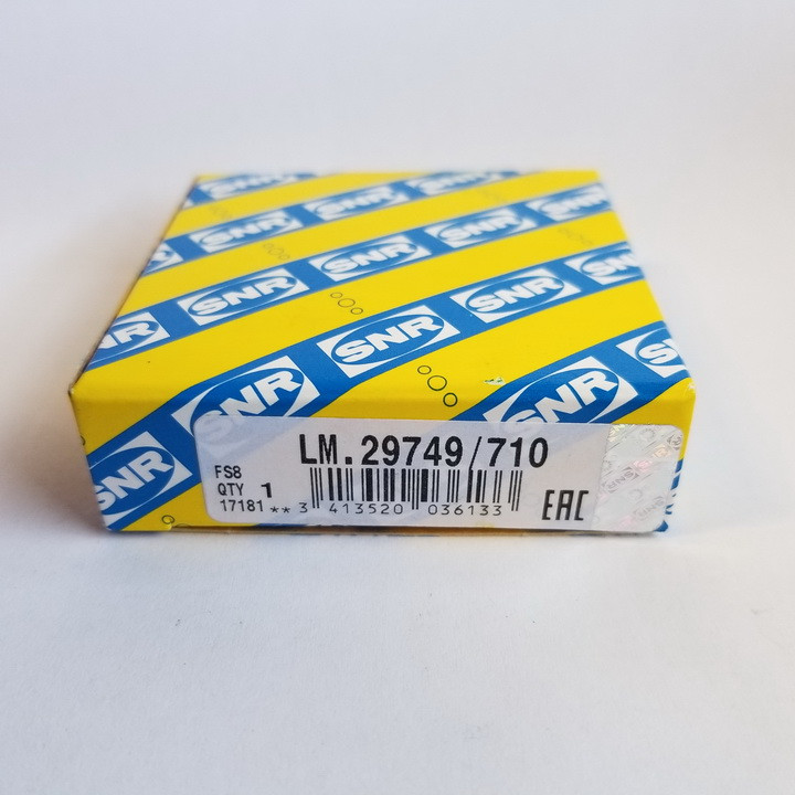 Підшипник дюймовий LM 29749/10 SNR (38.1*65*18) конічний