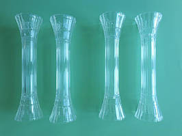 Набір пластикових колон для багатоярусного торта 4 штуки L 13 cm D 3 cm