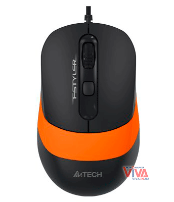 Миша дротова A4Tech Fstyler FM10 (Black + Orange)