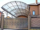 Автонавіси з полікарбонату / Арочні навіси для автомобіля під ключ, фото 8