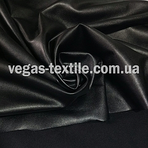 Тканина шкірозамінник Чорний