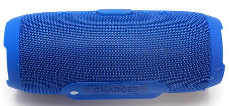 Бездротова колонка (аналог JBL Charge 3) синій, фото 3