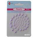 Набір перлин SANTI самоклеючих бузкових райдужних,50 шт