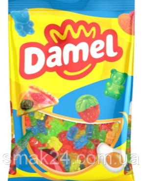 Желейные конфеты БЕЗ ГЛЮТЕНА Damel Berries (малинки) Испания 80г - фото 3 - id-p1022768495