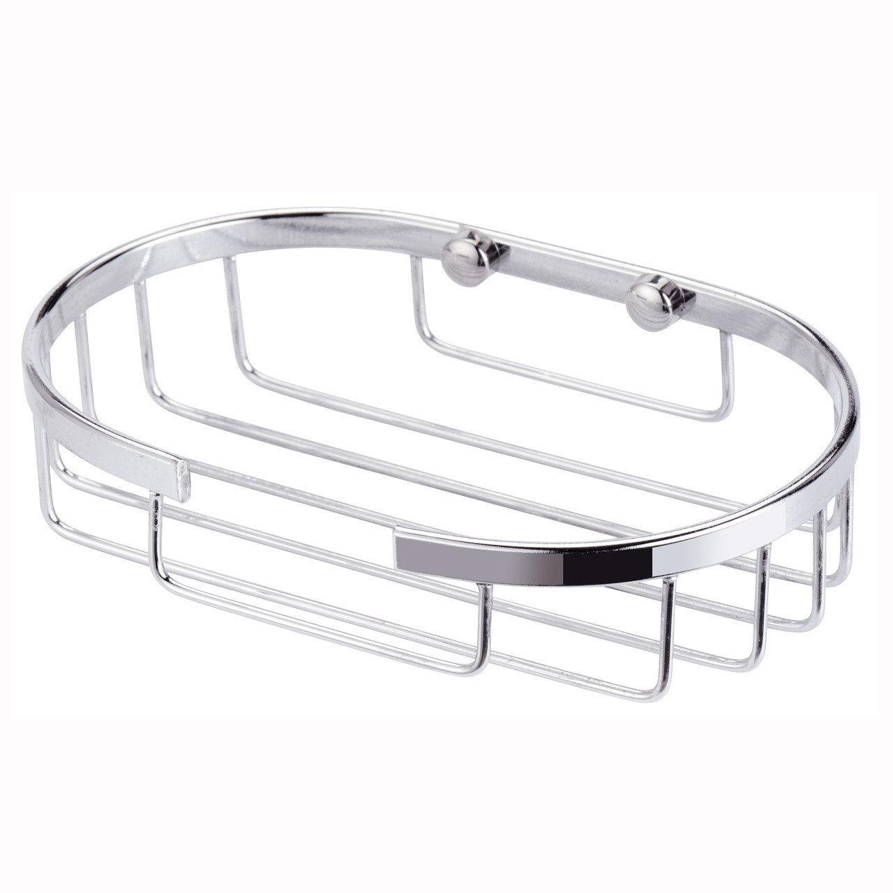 Овальний кошик Besser 18*11*3.5 см із неіржавкої сталі для ванної кімнати