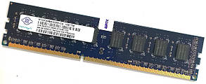 Оперативна пам'ять Nanya DDR3 2Gb 1333MHz PC3-10600U 2R8 CL9 (NT2GC64B8HC0NF-CG) Б/В