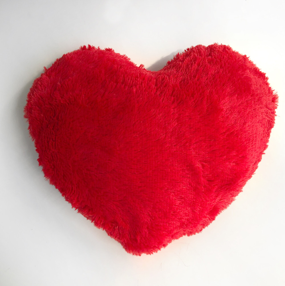 Подушка декоративна велике червоне серце