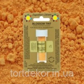 Сухий барвник Sugarflair Абрикос Apricot, 7 мл, фото 1