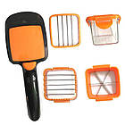 Овочерізка з контейнером NICER DICER QUICK помаранчева, фото 3