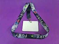 Стрічки для бейджів з карабіном