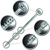 Шуруп для дерева з напівпотайною головкою