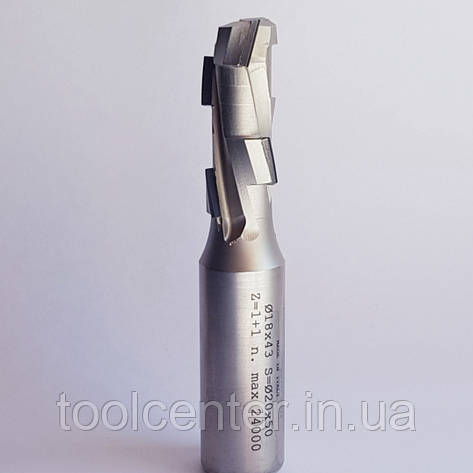 Алмазна фреза Z1+1 DIA D18х43 Z=5+1, фото 2