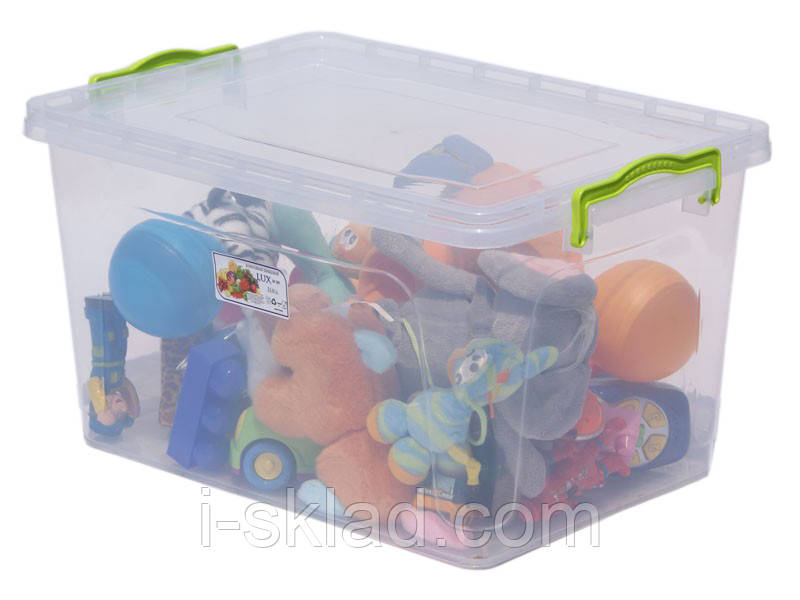 Контейнер Ал-пласт Lux із зажимами 23 л